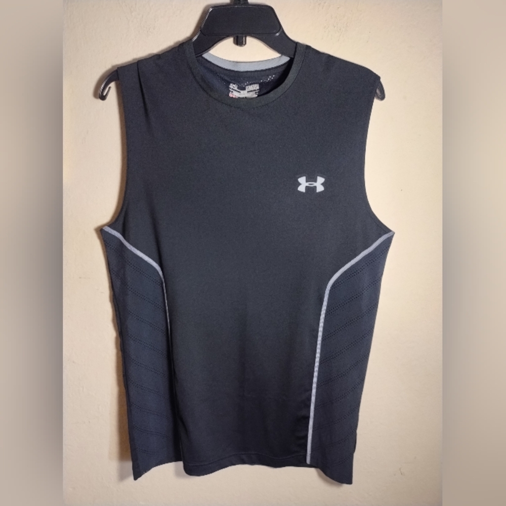 Under Armour Shirt Heat Gear Fitted Compression Tank